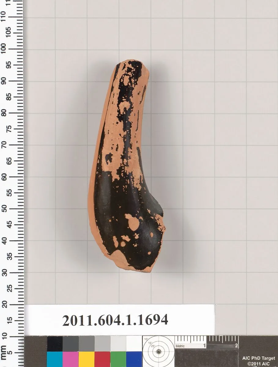 Terracotta fragment of a kylix (drinking cup) — Unknown