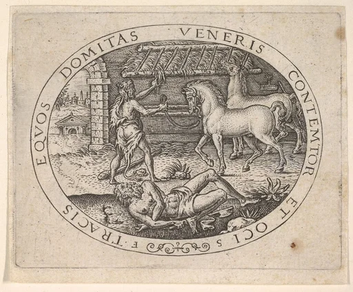 Hercules Stealing the Horses of Diomedes