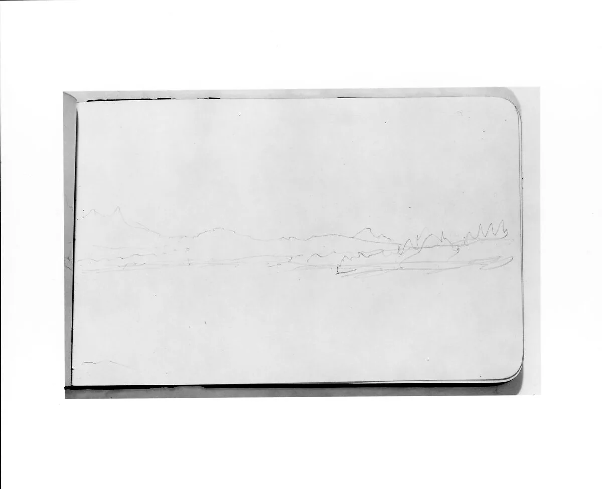 Port Havey (?) (from Sketchbook) — Albert Bierstadt