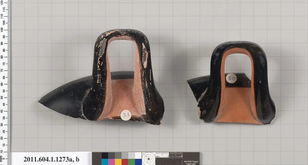 Terracotta fragments of kylikes (drinking cups) — Unknown