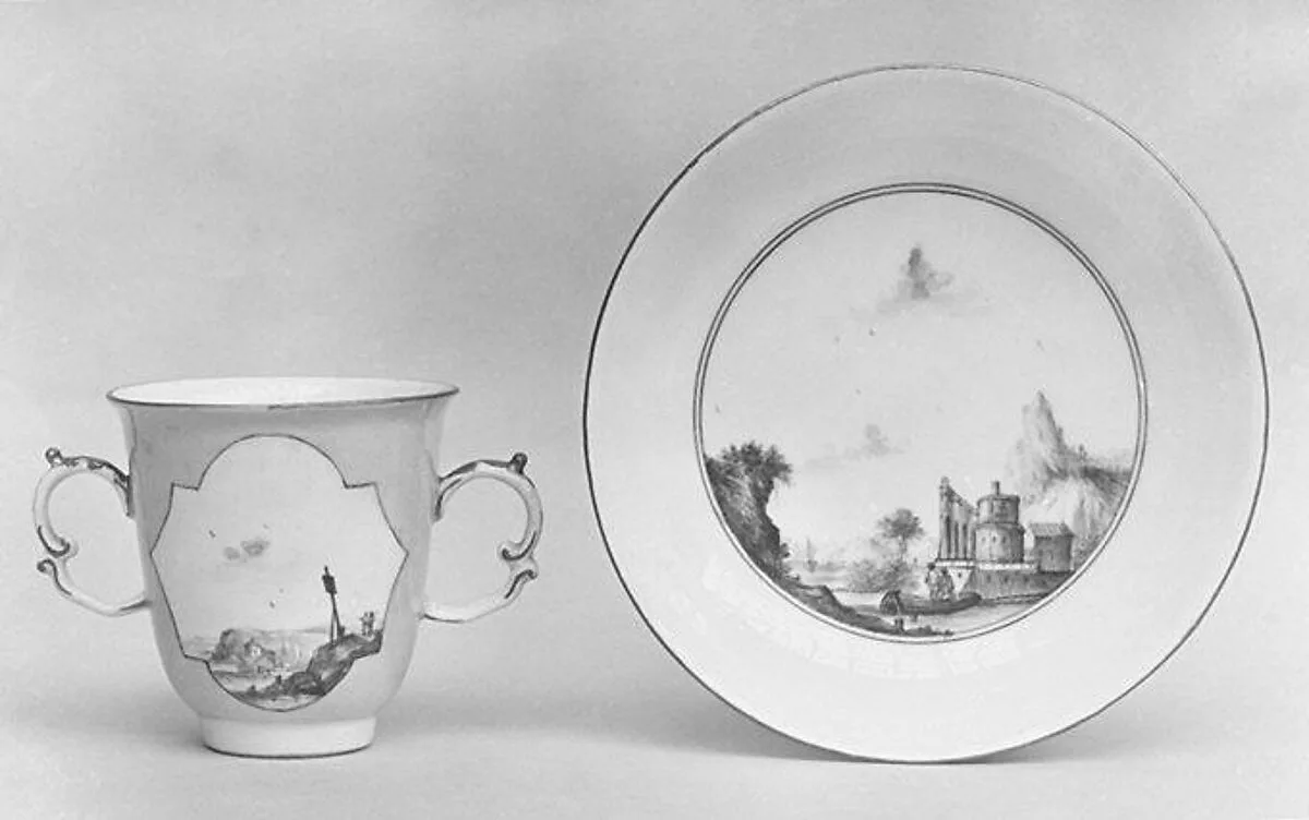 Cup and saucer — Meissen Manufactory