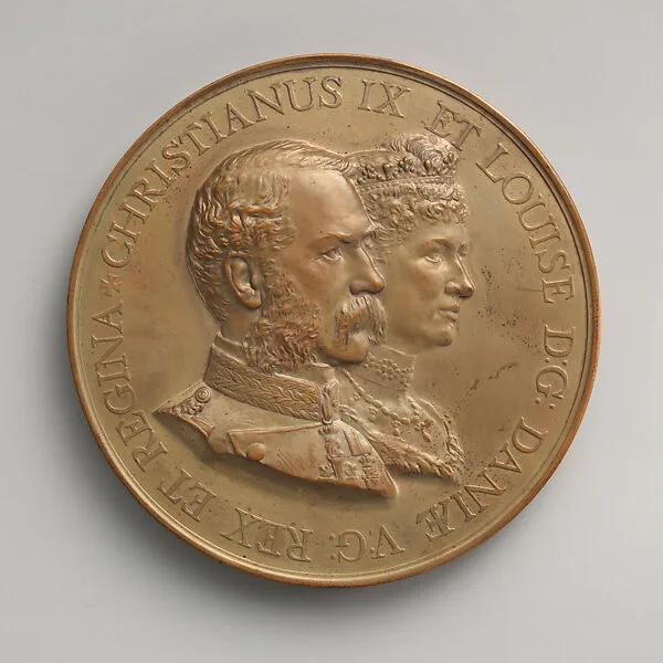 In Memory of the visit of King Christian IX and Queen Louisa of Denmark to the City of London, July 8, 1893 — Frank Bowcher