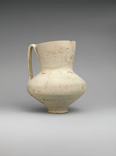 Unglazed Jug with Writing