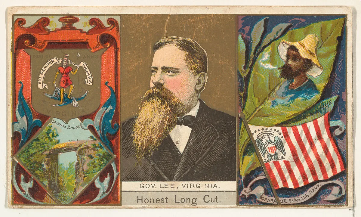 Governor Lee, Virginia, from "Governors, Arms, Etc." series (N133-1), issued by Duke Sons & Co. — W. Duke, Sons & Co.