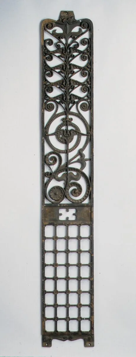 Elevator panel from the Manhattan Building, Chicago, Illinois — Winslow Brothers Company|William B. Mundie|William LeBaron Jenney