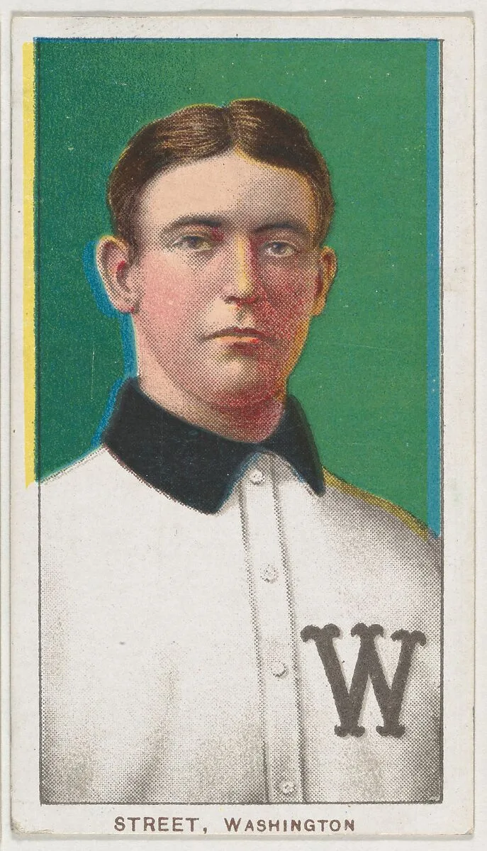 Street, Washington, American League, from the White Border series (T206) for the American Tobacco Company — American Tobacco Company