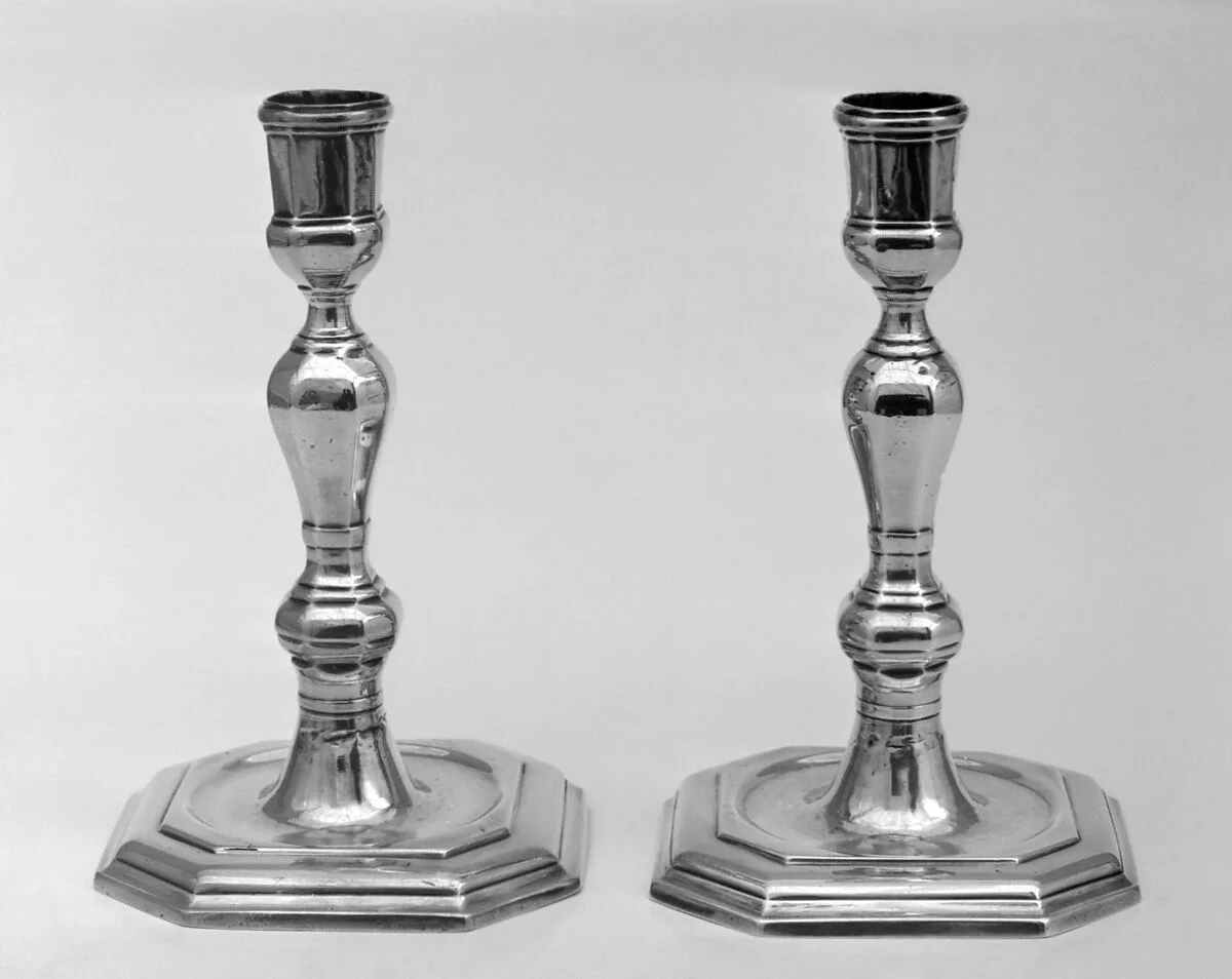 Pair of candlesticks — Joseph Moillet