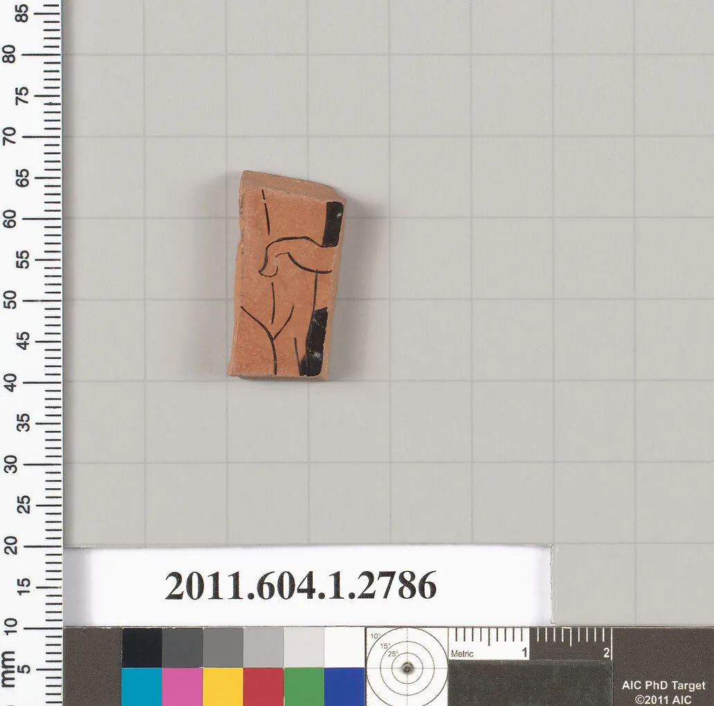 Terracotta fragment of a kylix (drinking cup) — Unknown