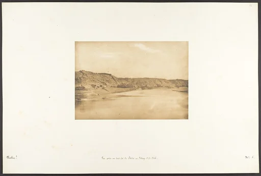Vue prise au Sud-Est de Philae - Village d'El-Bâb