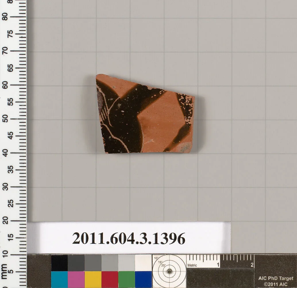 Terracotta fragment of a skyphos (deep drinking cup) — Unknown