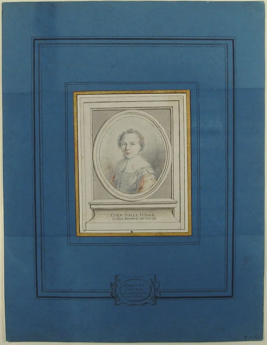 Portrait of Cornelius Galle, Jr. — Charles Antoine Coypel