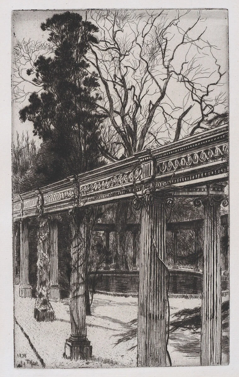 My Garden in St. John’s Wood — James Tissot