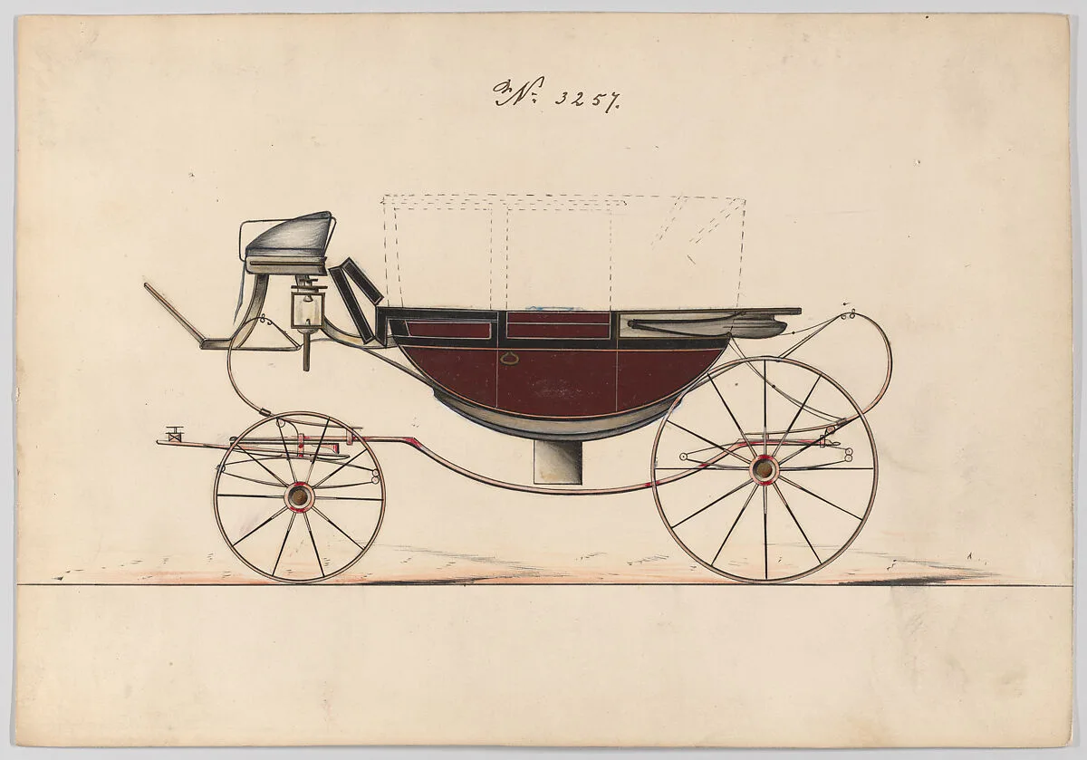Design for Landau, No. 3257 — Brewster & Co.