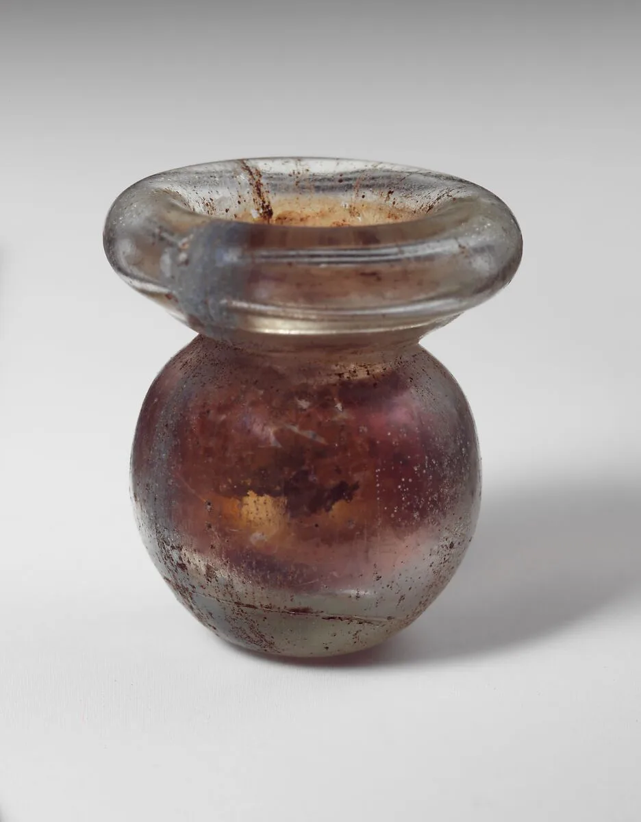 Glass miniature jar — Unknown