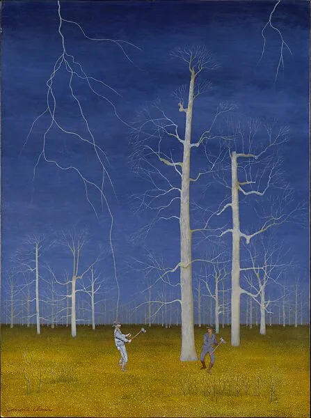 The Lightning that Struck Rufo Barcliff — Carroll Cloar