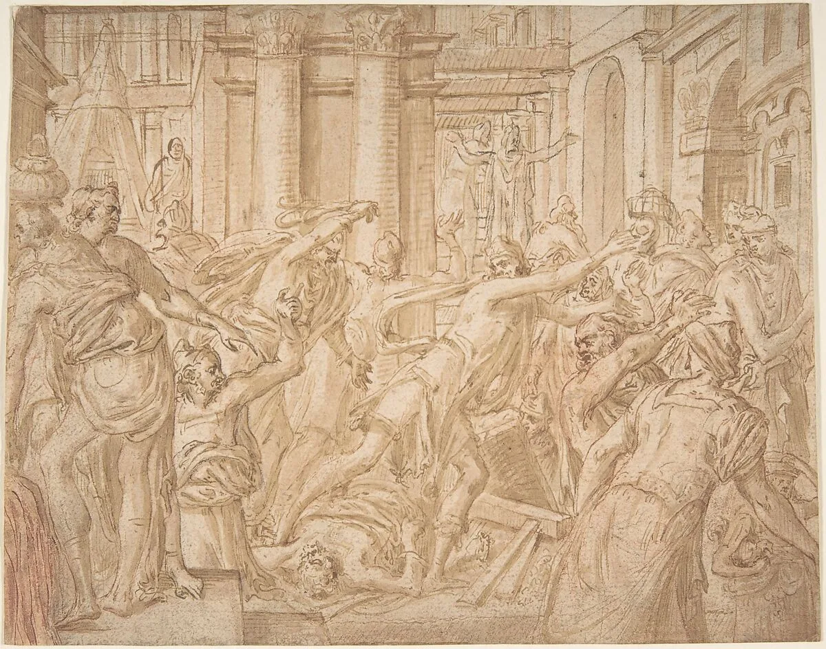 Christ Driving the Money Changers from the Temple — Frans Floris I