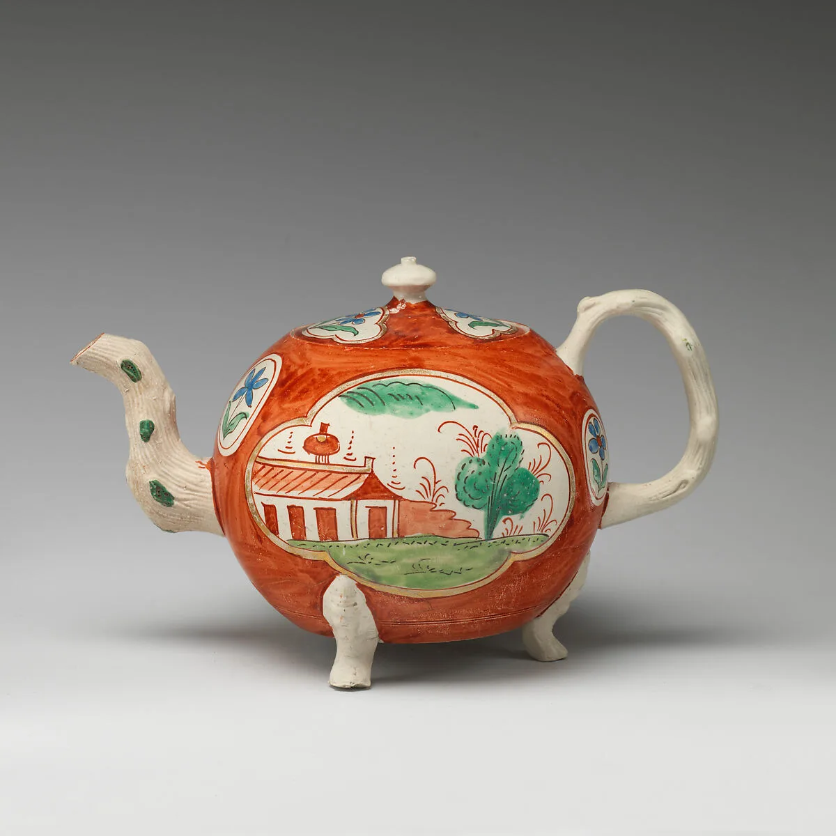 Footed teapot — Unknown
