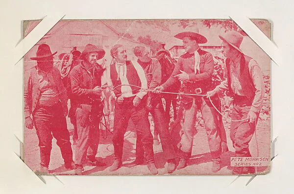 Pete Morrison from Western Stars or Scenes Exhibit Cards series (W412) — Unknown