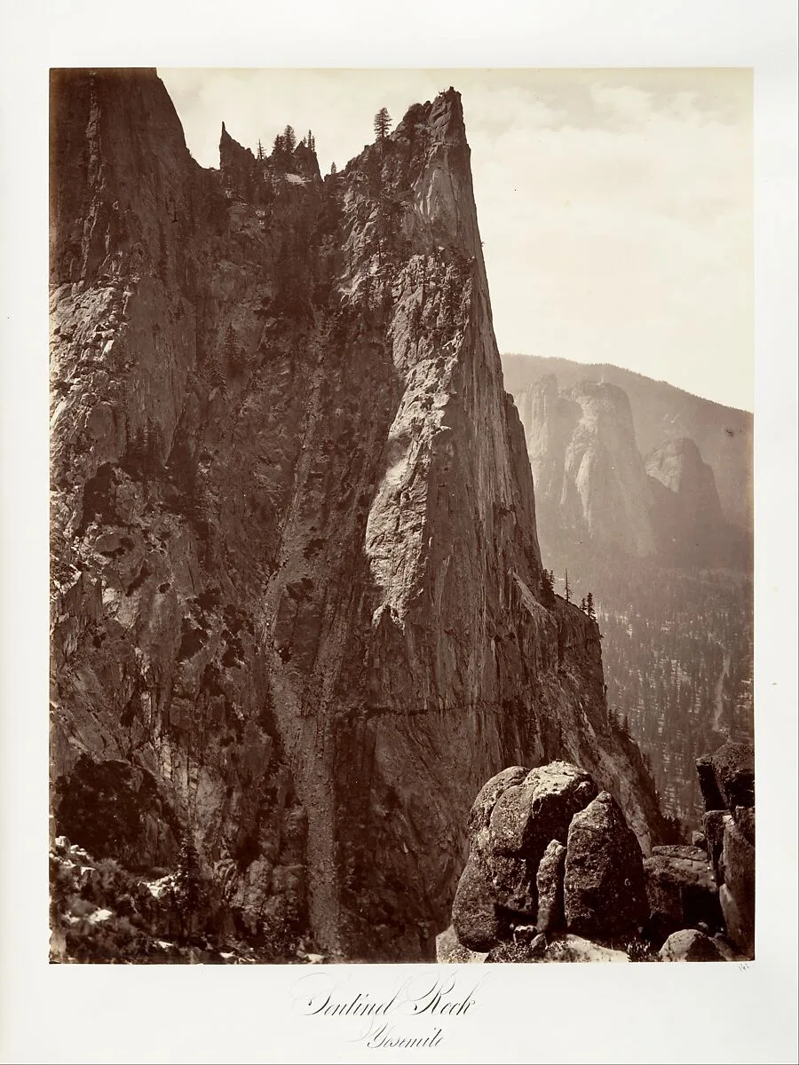 Sentinel Rock, Yosemite — Carleton E. Watkins
