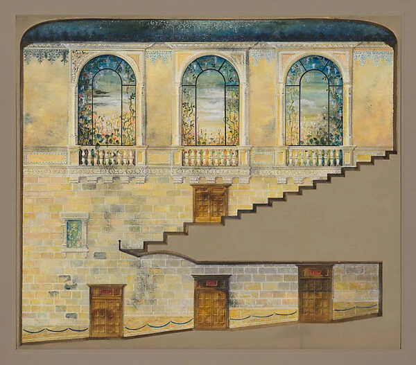 Suggestion for Decoration of Hershey Community Theater, Hershey, PA — Louis C. Tiffany|Tiffany Studios