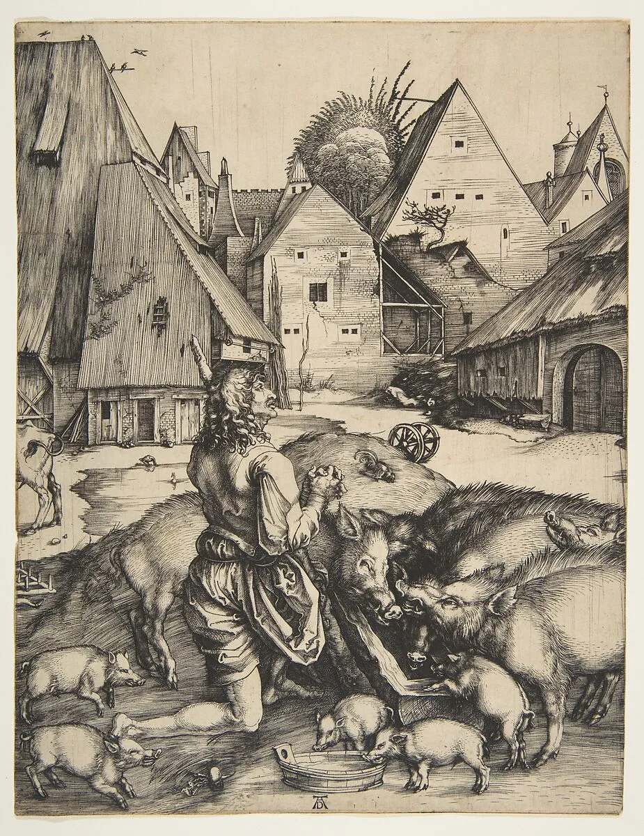 The Prodigal Son — Albrecht Dürer