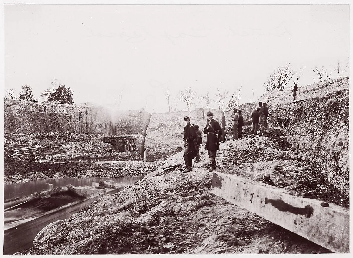 Dutch Gap Canal — Egbert Guy Fowx|Andrew Joseph Russell|Mathew B. Brady
