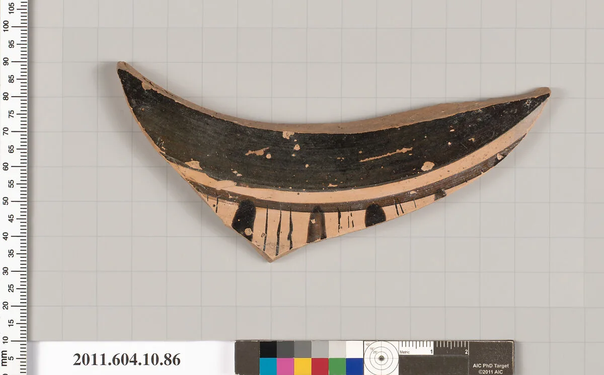 Terracotta fragment of a hydria (water jar)? — Unknown