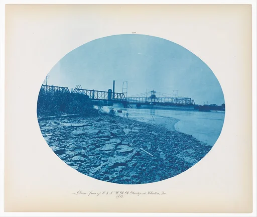 No. 199. Draw Span of Chicago & North Western Rail Road Bridge at Clinton, Iowa