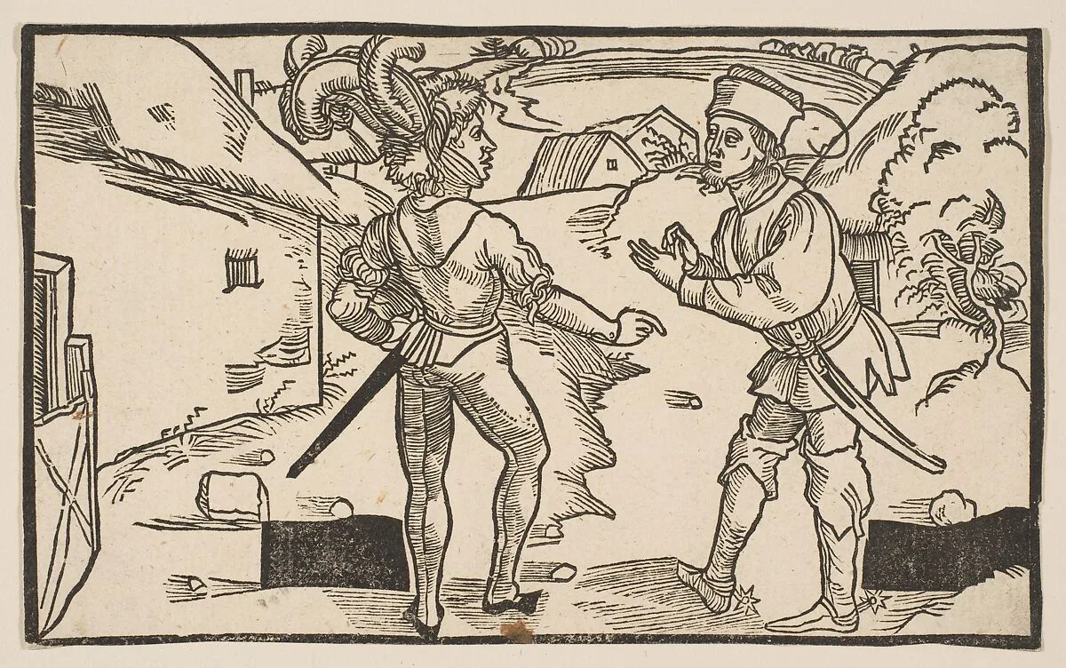 Heauton Timouroumenos, from The Comedies of Terence, 19th century reprint — Albrecht Dürer