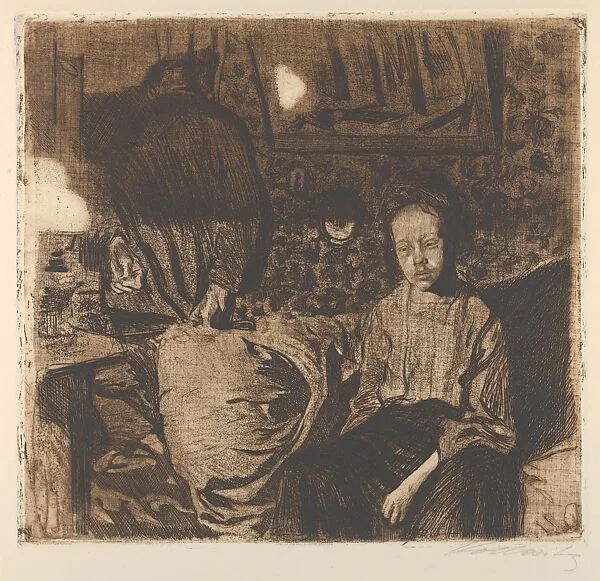 Young Couple (Junges Paar) — Käthe Kollwitz