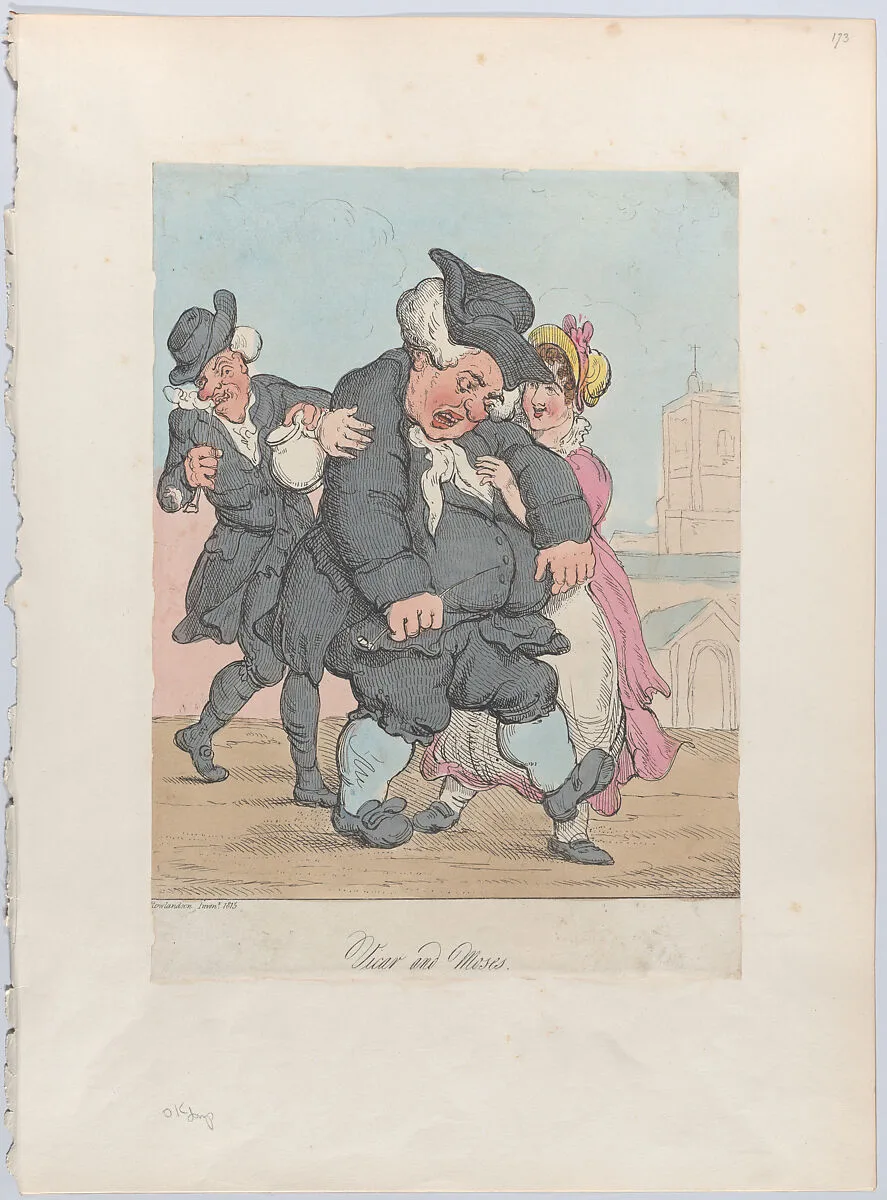 Vicar and Moses — Thomas Rowlandson