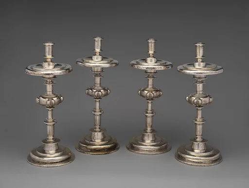 Set of four candlesticks