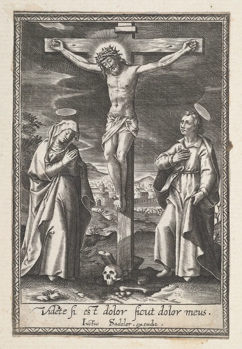 Christ on the Cross — Anonymous|Justus Sadeler