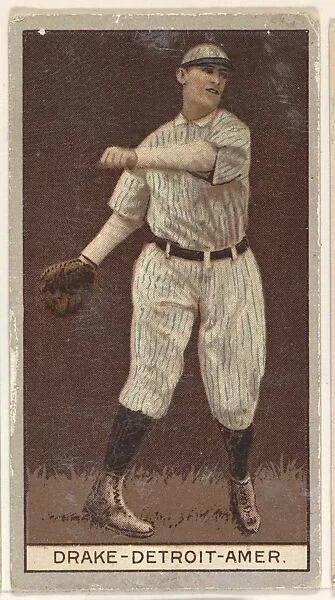 Drake, Detroit, American League, from the Brown Background series (T207) for the American Tobacco Company — American Tobacco Company