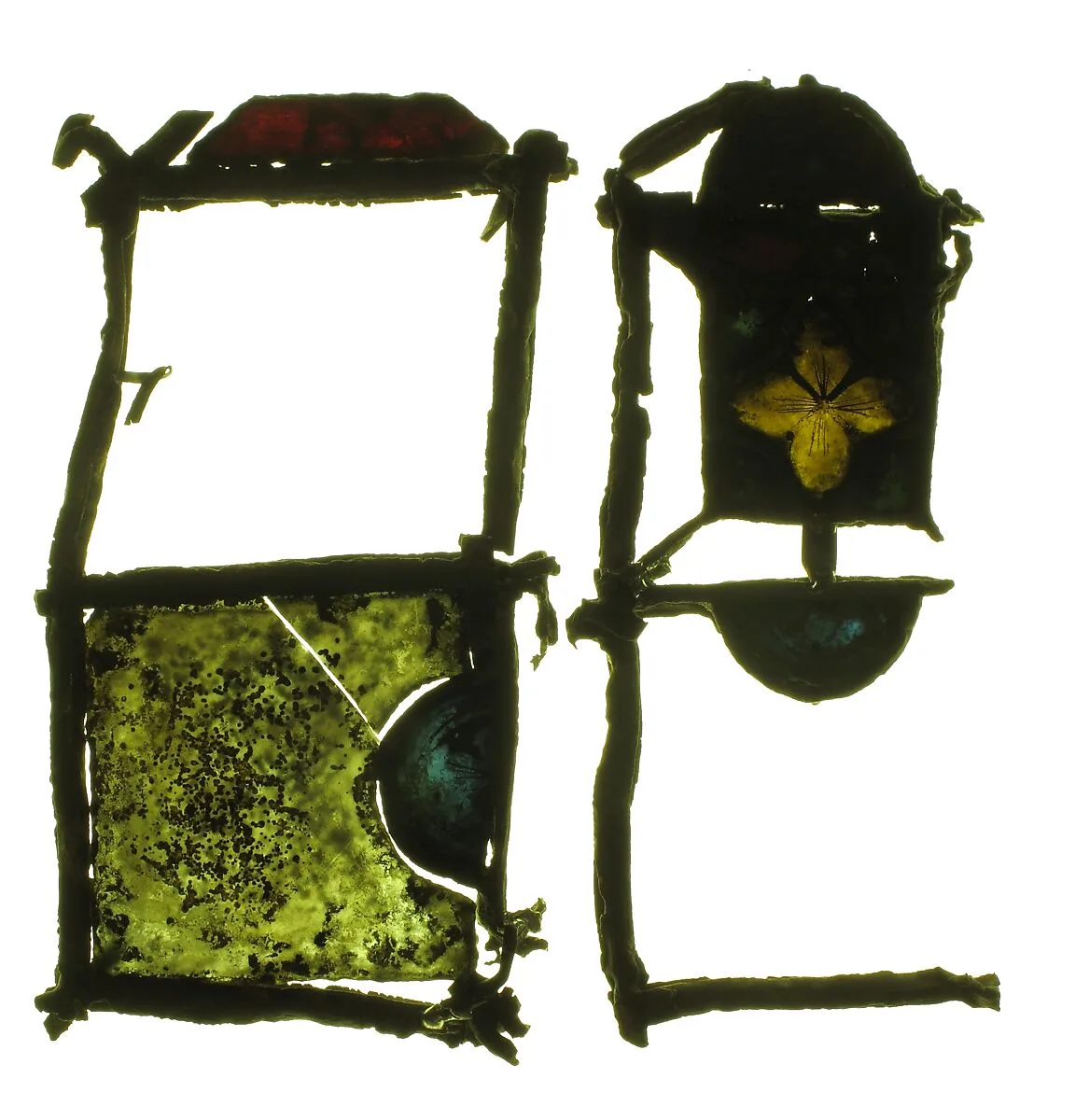 Glass Fragment — Unknown