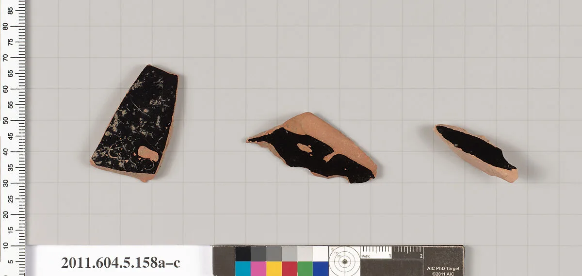 Terracotta fragments of kylikes (drinking cups) — Unknown