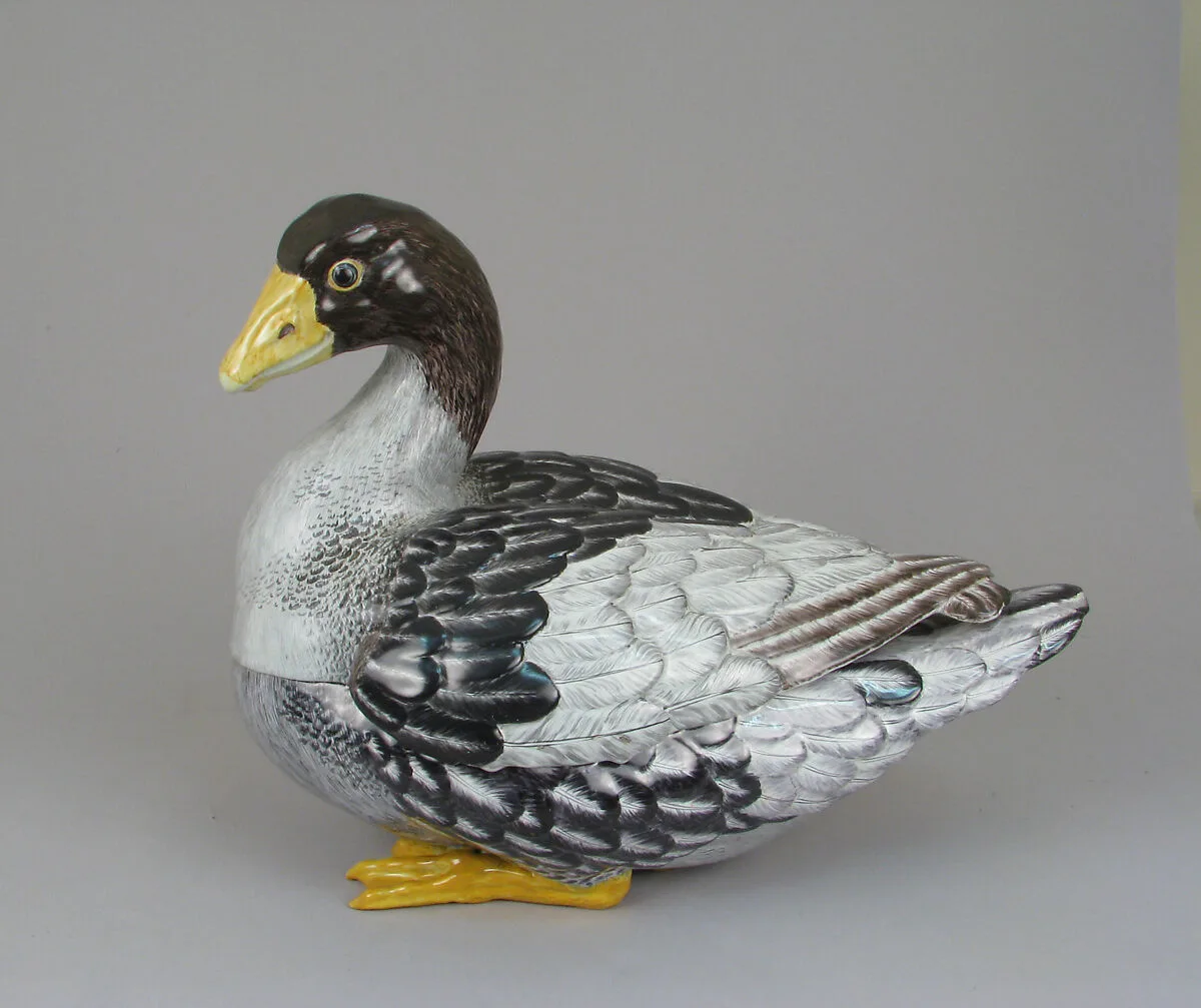 Tureen in the form of a goose (one of a pair) — Unknown