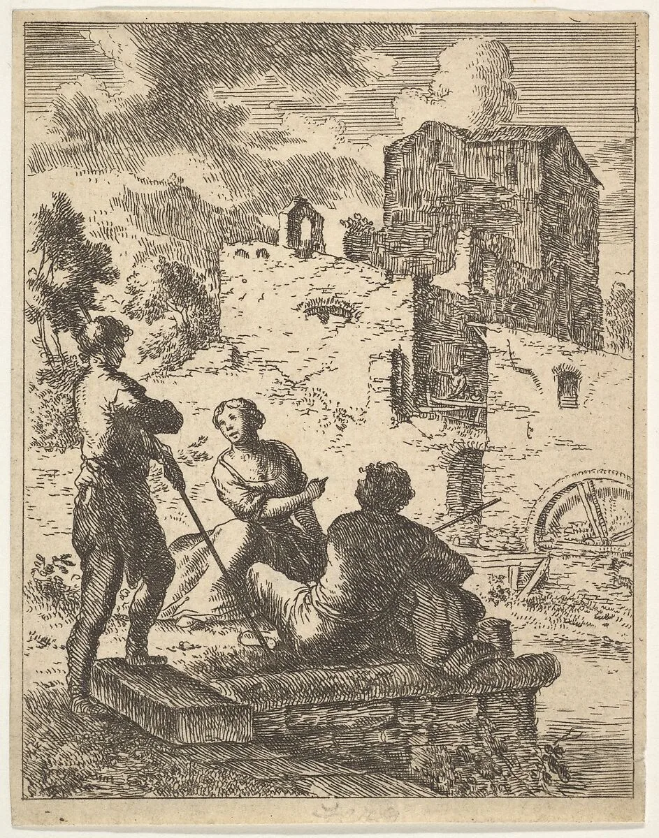 Peasants and a Mill — Franz de Paula Ferg