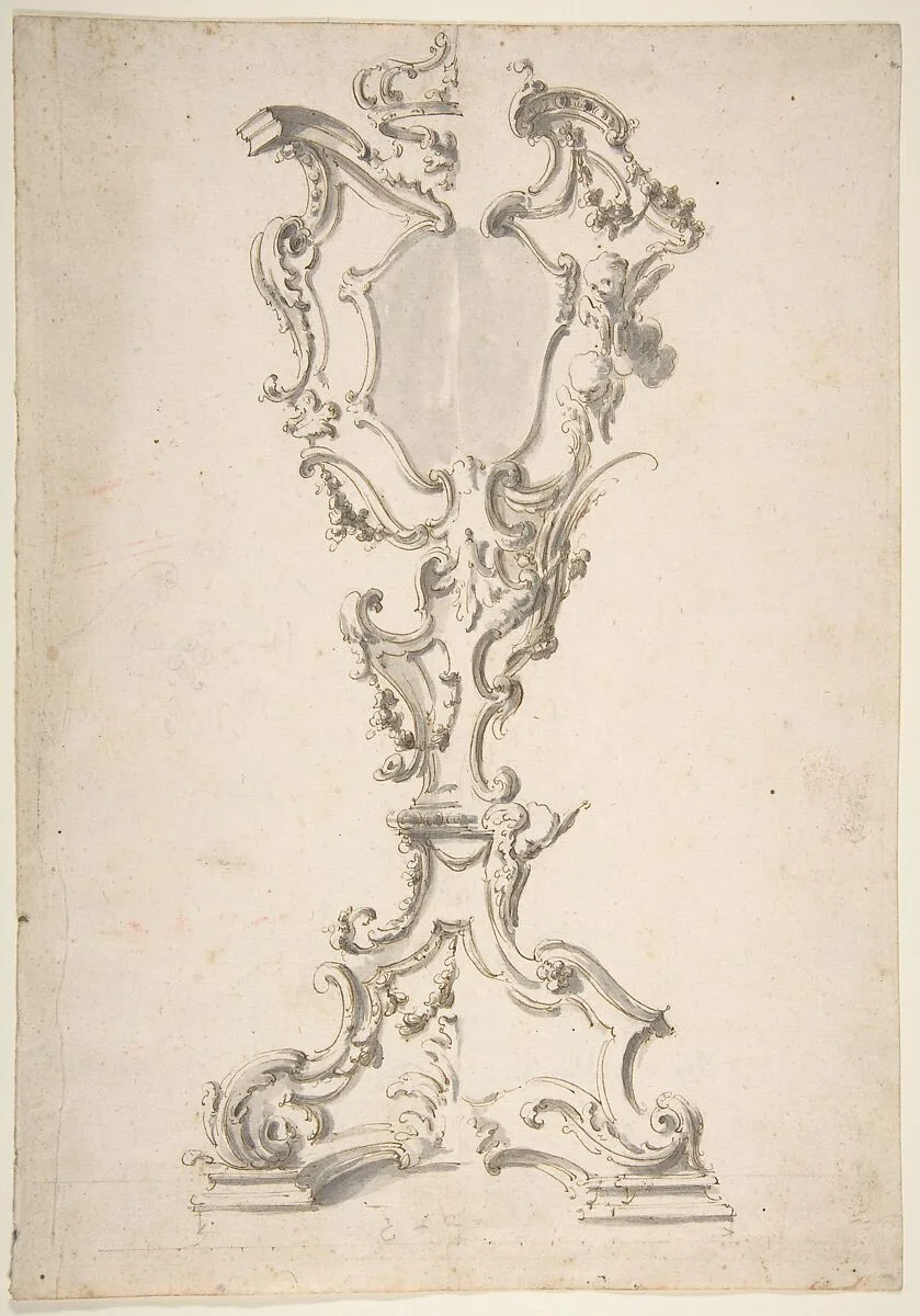 Two Alternative Designs for a Mirror Stand — Giovanni Battista Natali III