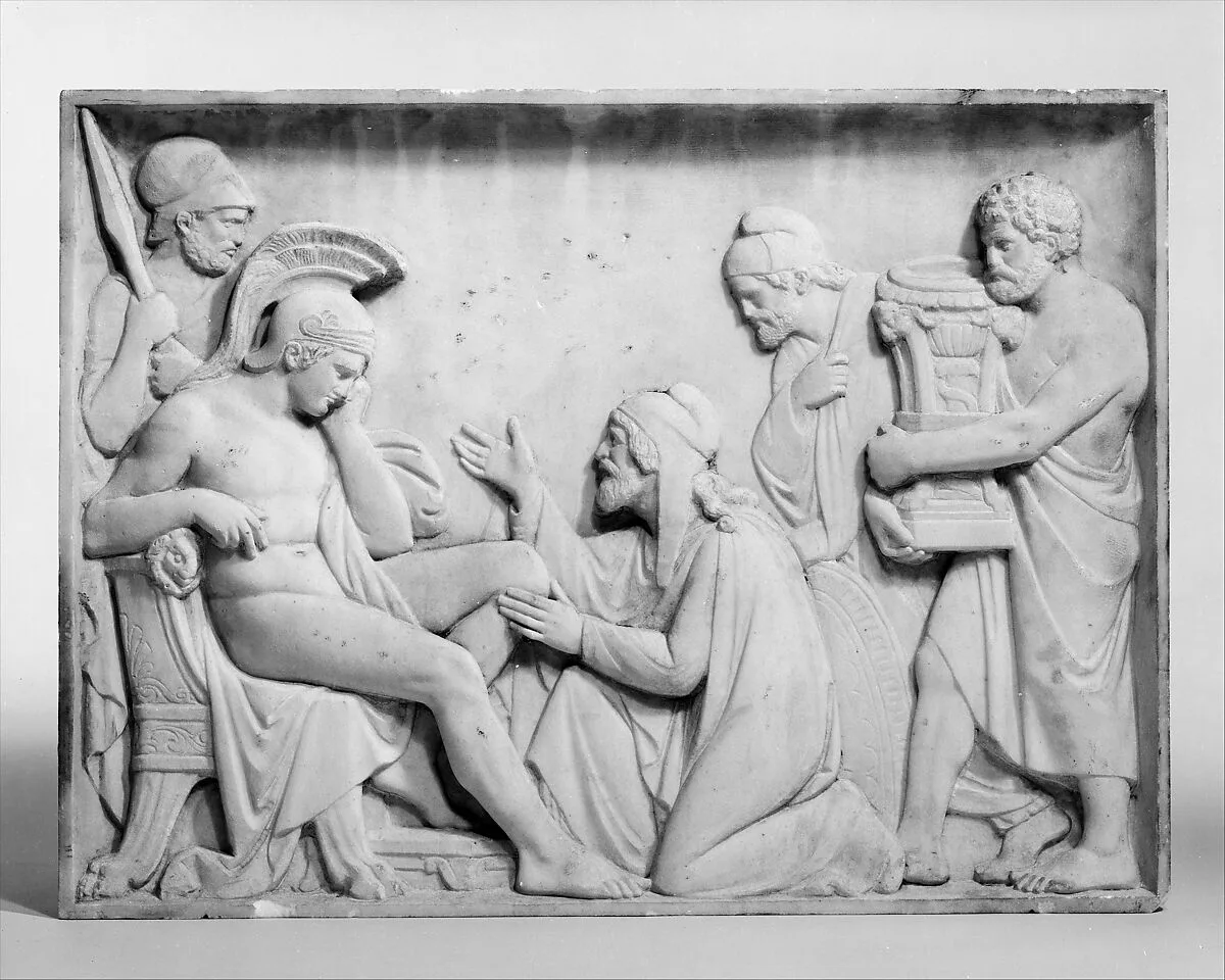 Priam Ransoming Hector's Body — Giovanni Maria Benzoni