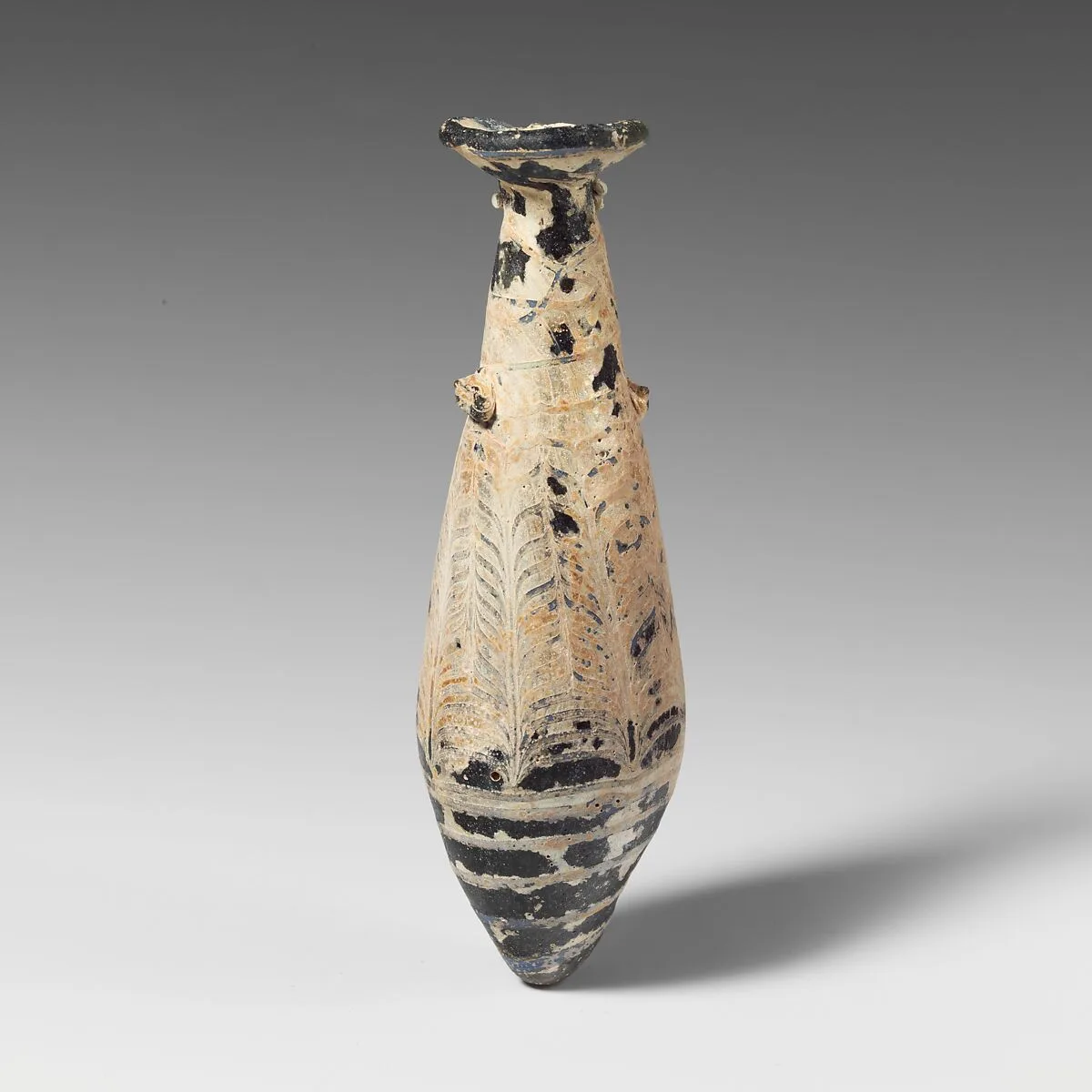 Glass alabastron (perfume bottle) — Unknown