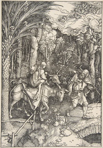 The Flight into Egypt, from "The Life of the Virgin"