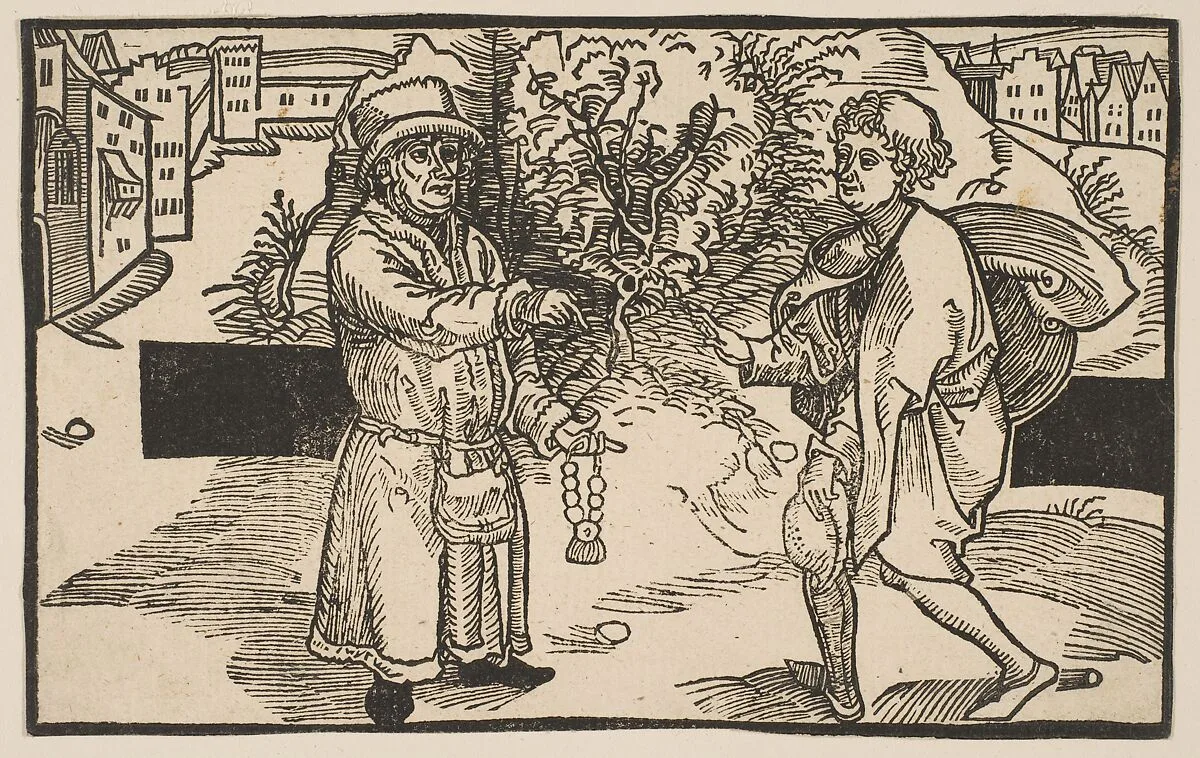 Eunuches, from The Comedie of Terence, 19th century reprint — Albrecht Dürer