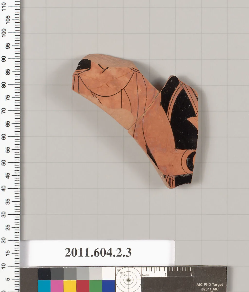Terracotta fragment of a neck-amphora (jar) — Unknown