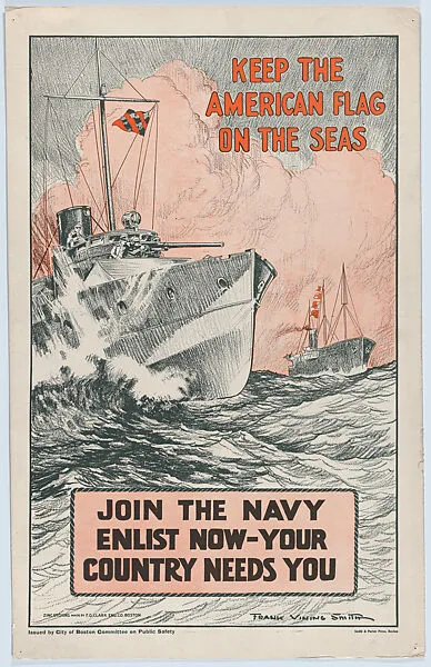 Keep the American flag on the seas — Frank Vining Smith|Smith & Porter Press|City of Boston Committee on Public Safety