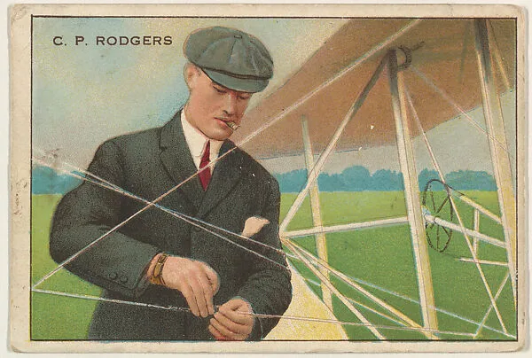 Calbraith P. Rodgers, from the Series of Champions (T227) — Honest Long Cut Tobacco|Miners Extra Tobacco