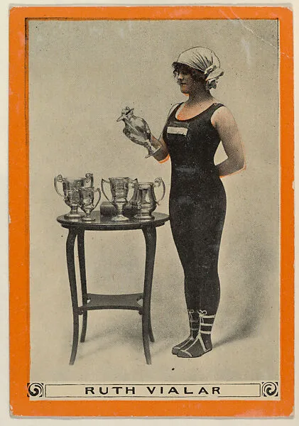 Ruth Vialar, No. 95, First Aid Supplies, from the Champion Women Swimmers series (T221), issued by Pan Handle Scrap — Pan Handle Scrap Company