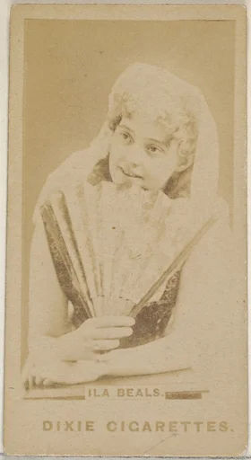 Ila Beals, from the Actors and Actresses series (N45, Type 7) for Dixie Cigarettes