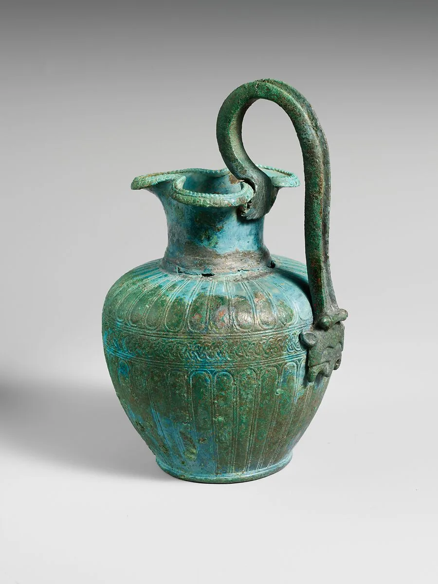 Bronze oinochoe (jug) — Unknown