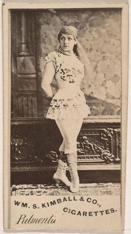 Miss Pulmenta, from the Actresses series (N203) issued by Wm. S. Kimball & Co. — William S. Kimball & Company